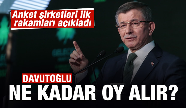 Ahmet Davutoğlu'na kötü haber! İlk rakamlar...