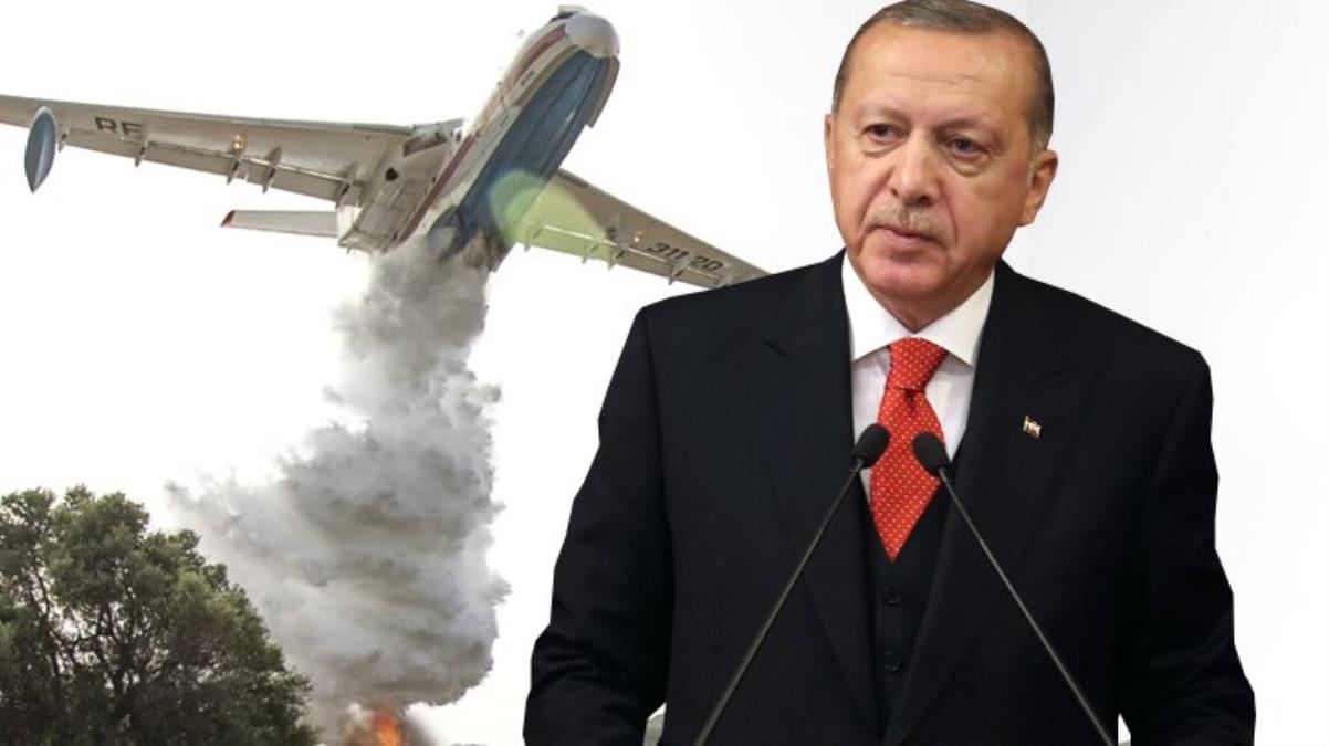 Cumhurbaşkanı Erdoğan'dan Türkiye'nin yangınla mücadelesine destek veren 7 ülke liderine teşekkür