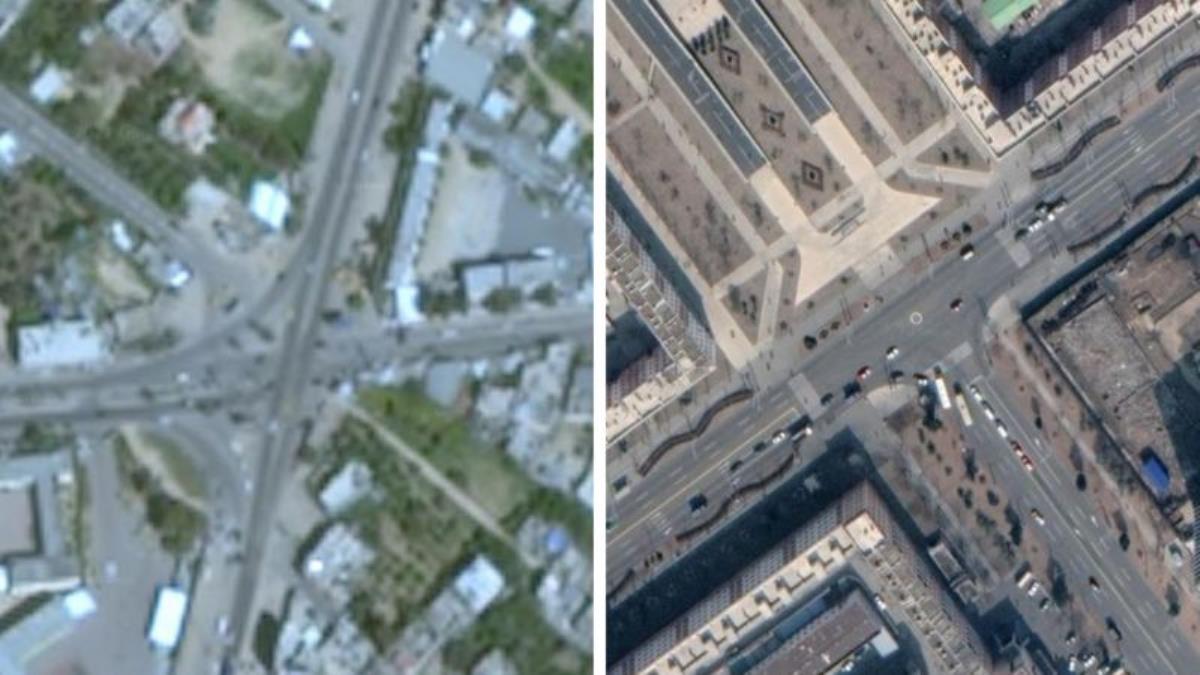Gazze'nin Google haritalarındaki uydu görüntülerinin bulanık olması araştırmacıları rahatsız etti