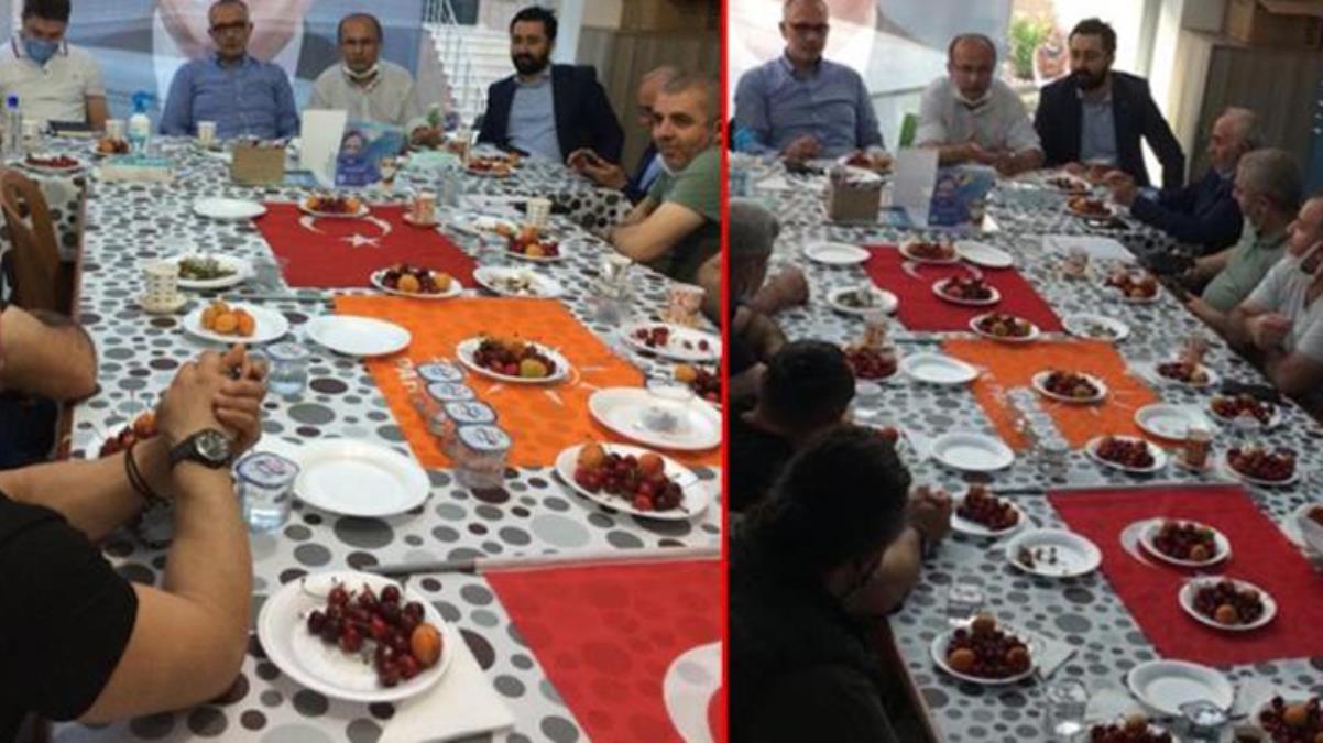 İlçe toplantısında Türk Bayrağı'nın üzerinde yemek yenmesi büyük tepki çekmişti! AK Partili başkan özür diledi