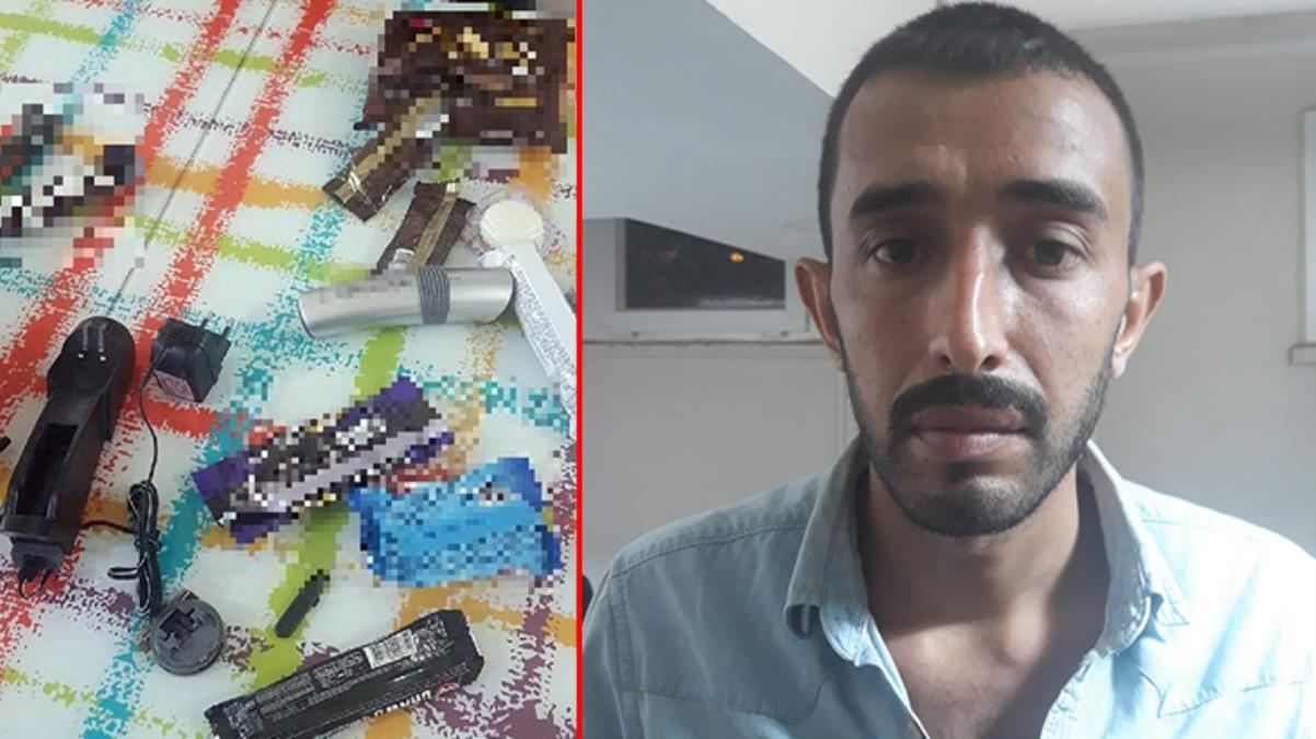 PKK'lı terörist, çikolata ve kek ambalajlarına gizlediği patlayıcıyla yakalandı