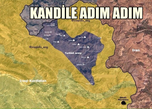 Türk Ordusu Kandil'e İlerliyor!