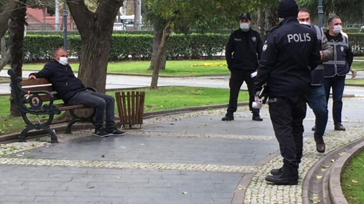 Vaka sayısında zirvede olan Samsun'da koronavirüslü şahıs parkta otururken yakalandı