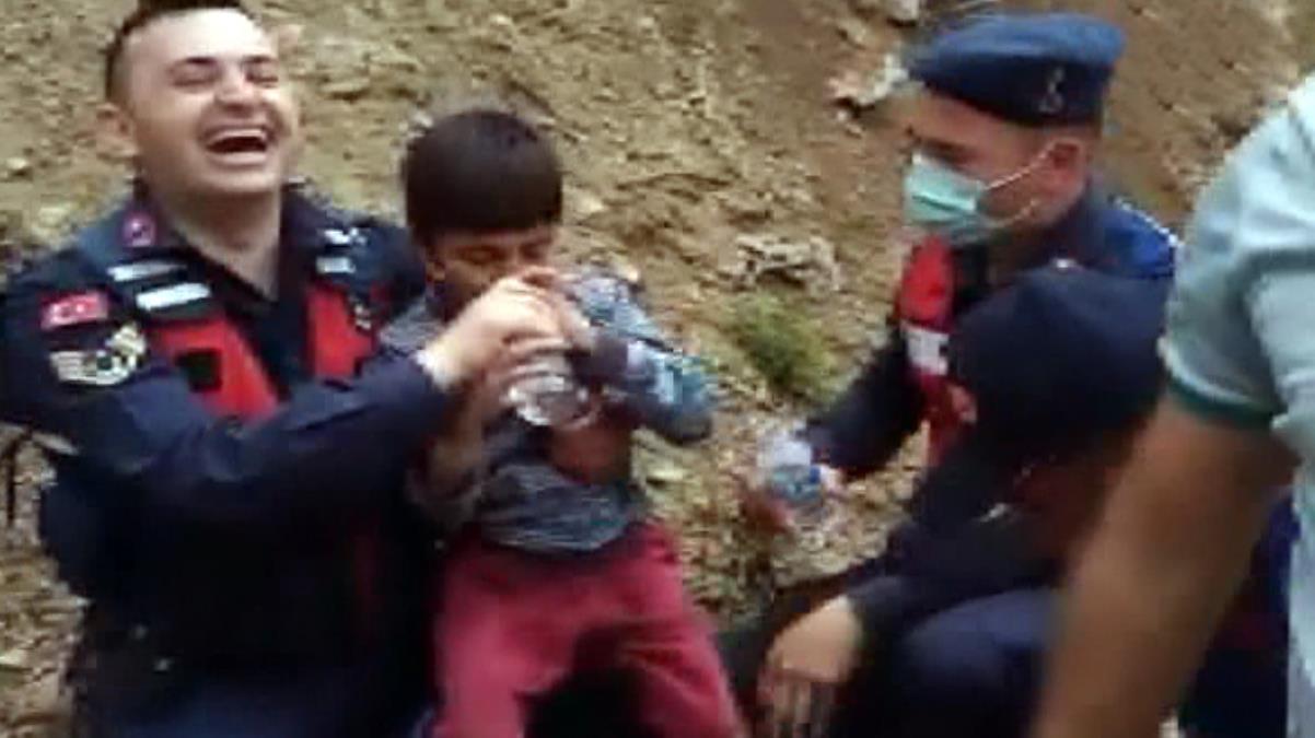10 yaşındaki Kerim Can, 46 saat sonra ormanlık alanda bulundu