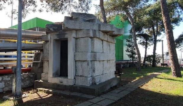 2 bin 400 yıllık mezar odası, fabrikada korunuyor