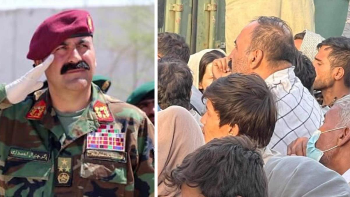 Afganistan Genelkurmay Başkanı kaçış sırasında beklerken görüntülendi