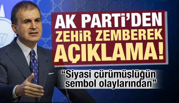 AK Parti'den zehir zemberek açıklama!
