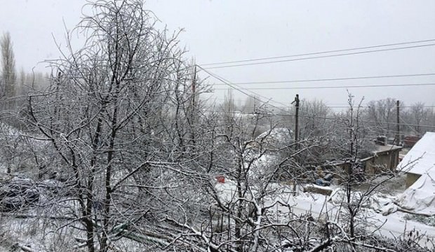 Antalya'nın yüksek kesimlerine kar yağdı