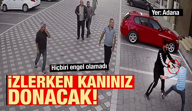 Apartman sakini kapıcıyı böyle vurdu