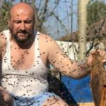 ‘Arılar beni tanır’ dedi, yarı çıplak daldı!
