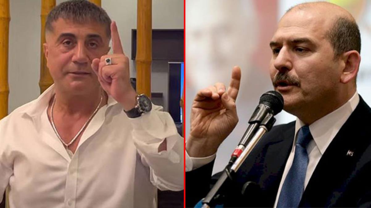Bakan Soylu'dan Sedat Peker'e: Karısının iç çamaşırına sığınan edepsiz