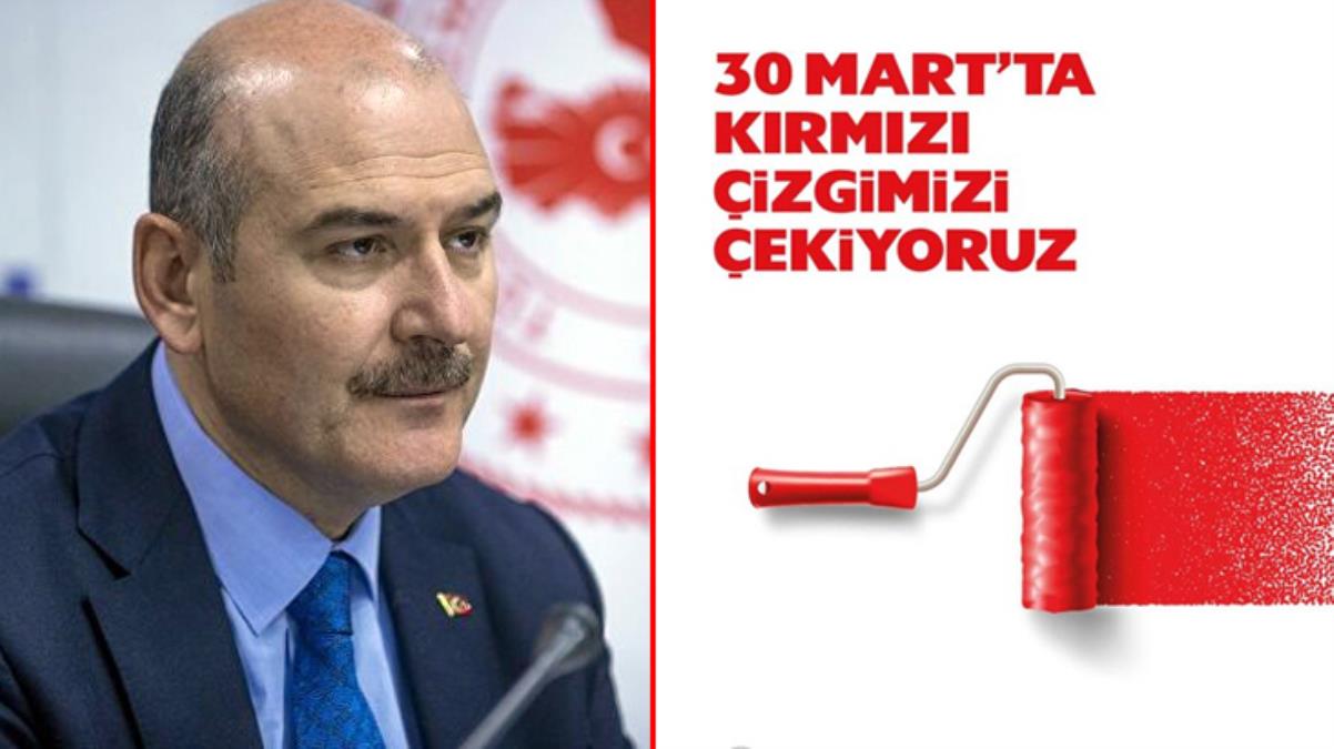 Bakan Soylu'nun 'kırmızı çizgi' paylaşımının sırrı çözüldü! Yaya geçitlerindeki şeritler farkındalık için kırmızıya boyanacak