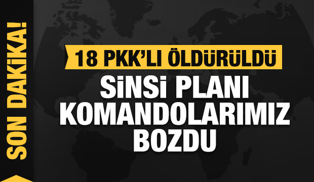 Barış Pınarı bölgesine sızmaya çalışan 18 PKK'lı öldürüldü