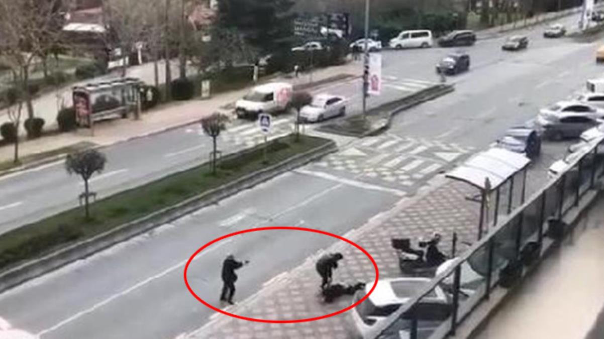 Başakşehir'de 2 kişinin öldüğü çatışma anları kameraya yansıdı
