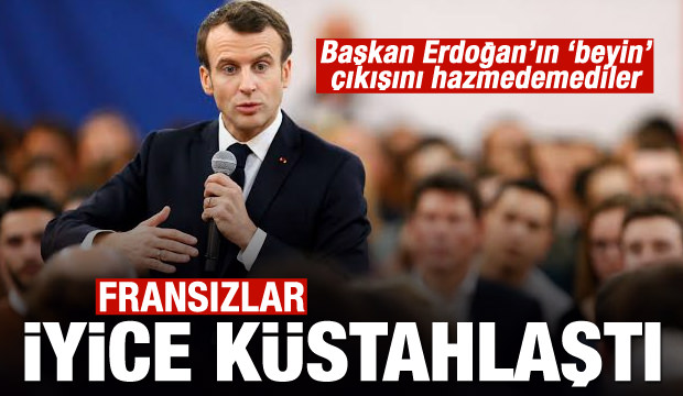 Başkan Erdoğan'ın Macron sözleri sonrası Fransa'dan küstah hamle!