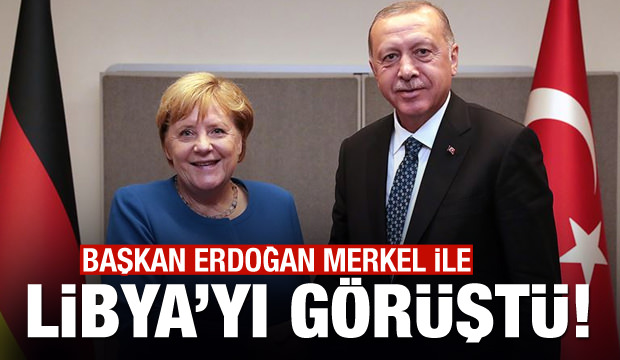 Başkan Erdoğan Merkel ile görüştü