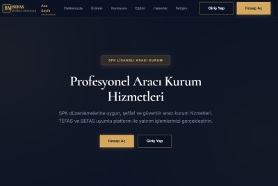 BEFAS MENKUL ‘DA Yıl Başına Kadar Yatırımlarda Kasa Desteği