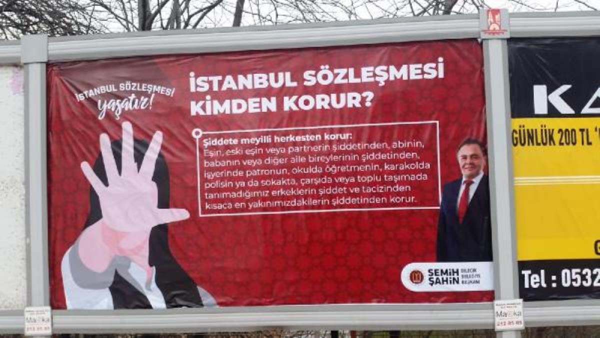 Bilecik'teki o afişler kaldırıldı