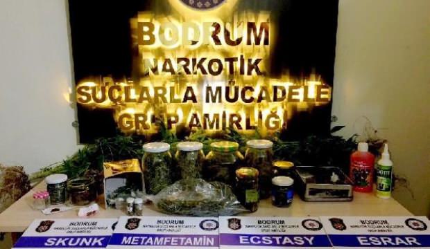 Bodrum’da çok sayıda uyuşturucu madde ele geçirildi