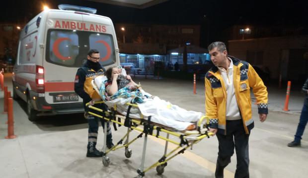 Bursa'da sobadan sızan gazdan etkilenen kadın hastaneye kaldırıldı