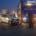 Bursa'da TIR ile otomobil çarpıştı