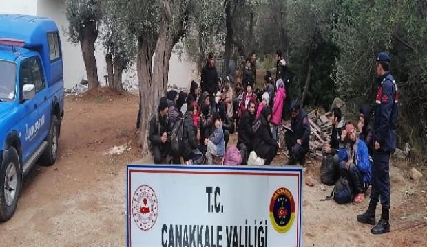 Çanakkale'de 201 göçmen yakalandı