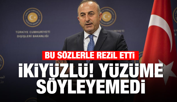 Çavuşoğlu'ndan, AP Başkanı'na, 'İkiyüzlü, yüzüme karşı söyleyemedi'