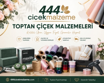 Çiçek Malzemeleri ve Buket Kağıdı Alışverişinde Doğru Adres: