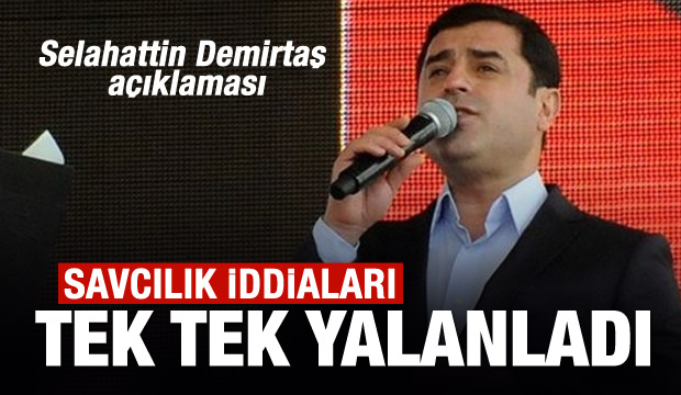 Cumhuriyet Başsavcılığı'ndan Selahattin Demirtaş açıklaması