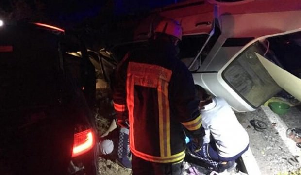 Denizli'de feci kaza: 1 ölü 3 yaralı