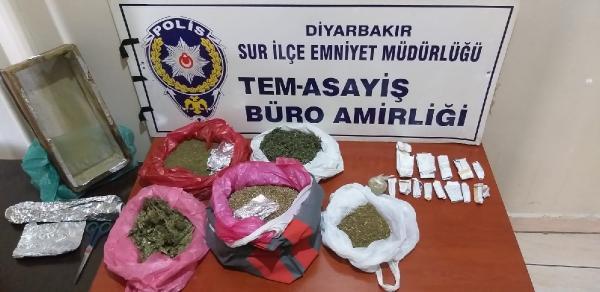 Diyarbakır'da uyuşturucu operasyonu: 2 gözaltı