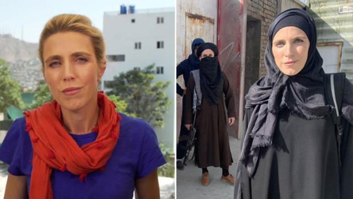 Dünyanın konuştuğu karedeki CNN muhabiri ilk kez konuştu: Taliban'dan önce de başörtüsü takardım