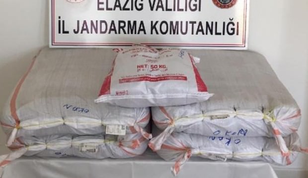 Elazığ'da 171 kilo kaçak tütün ele geçirildi