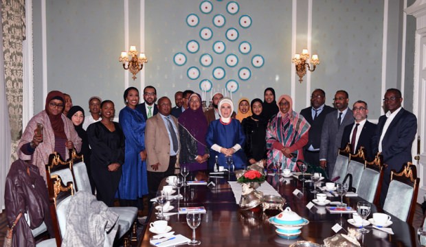 Emine Erdoğan Somali diasporası temsilcileriyle görüştü