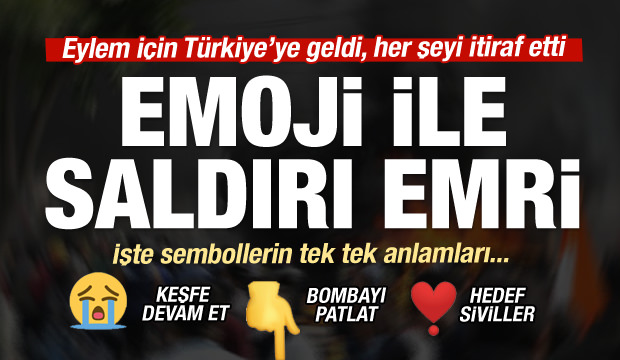 Emoji ile saldırı emri