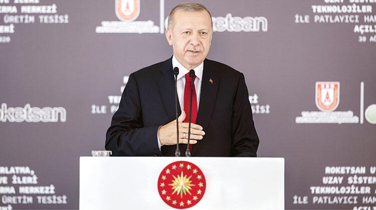 Erdoğan: Artık uzay ligindeyiz