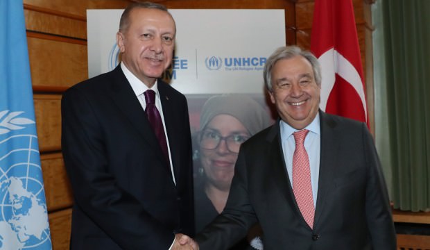 Erdoğan, BM Genel Sekreteri Guterres ile görüştü