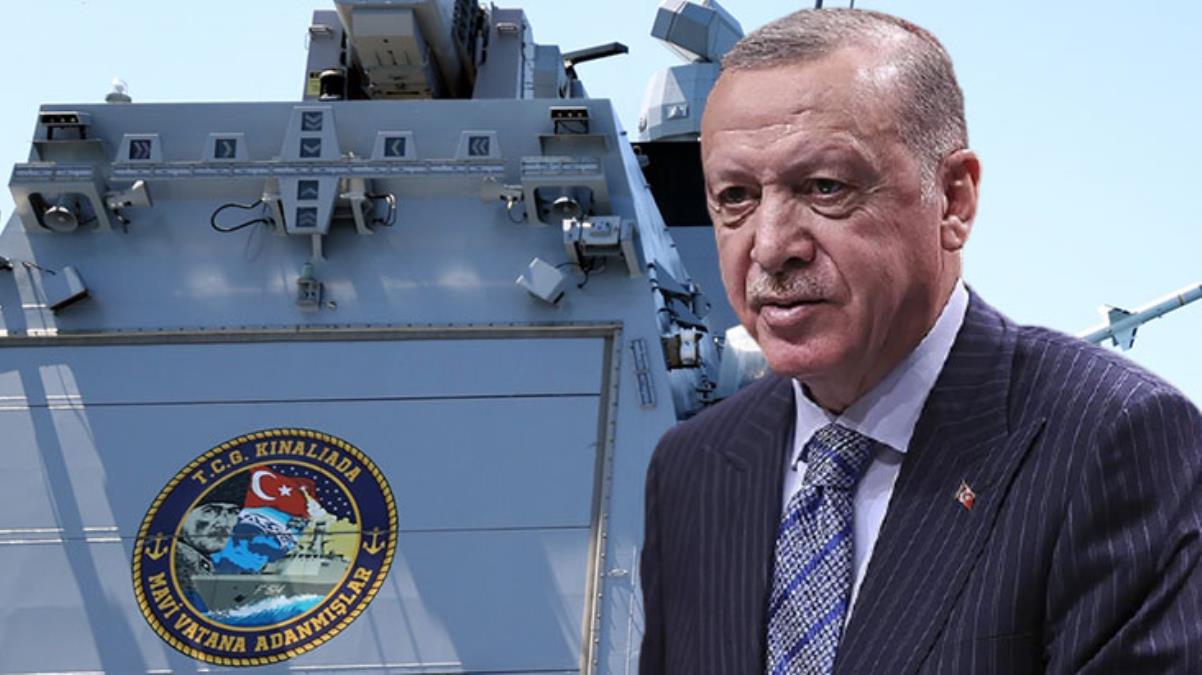 Erdoğan'ın 'Hedefi tam isabetten vurdu' dediği milli gemiye özel amblem! İçinde pek çok gizli mesaj var