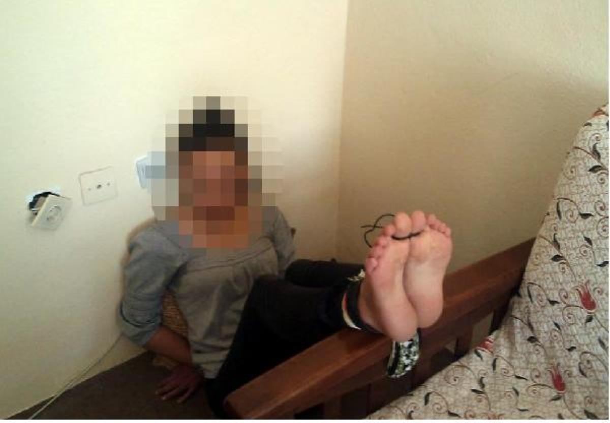 Falaka görüntüleri ortaya çıkan kargocunun eşi: Diğer kadınlardan haberim yoktu