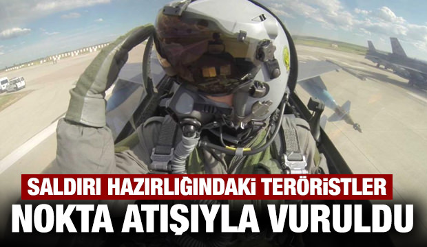 Haftanin'de saldırı hazırlığındaki teröristlere hava harekatı