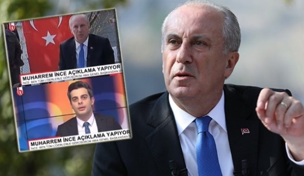 Halk TV'den Muharrem İnce'ye sansür!