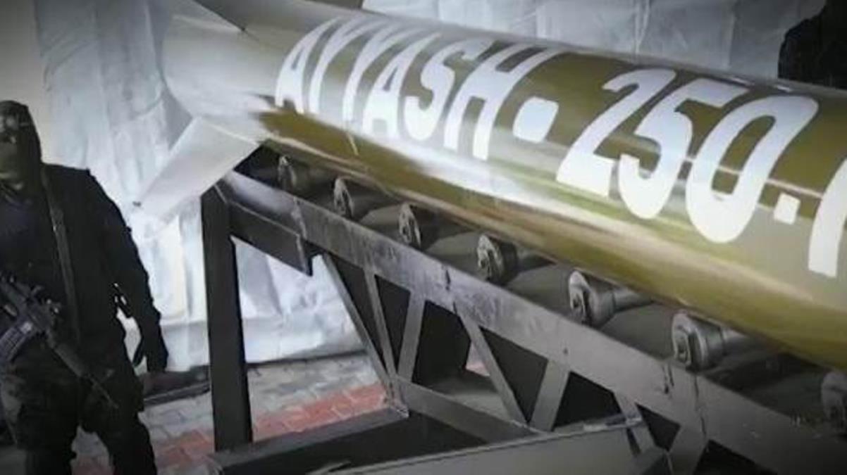 Hamas görüntüleri ilk kez yayınladı! İşte zalim İsrail'i kalbinden vuran Ayyaş roketleri