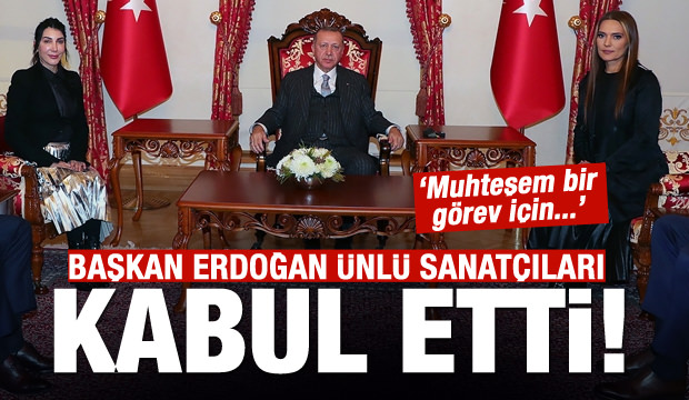 Hande Yener ve Demet Akalın'dan Erdoğan'a ziyaret