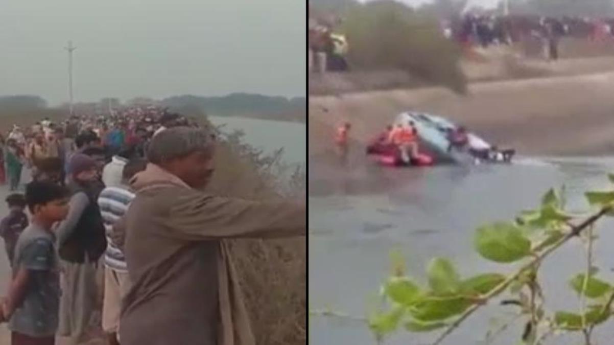 Hindistan'ı yasa boğan kaza! Yolcu otobüsü su kanalına düştü: 40 ölü