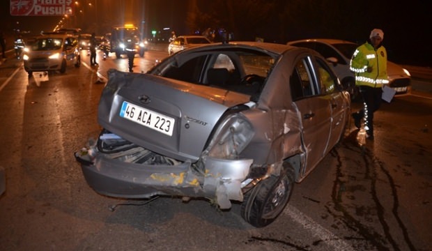 Kahramanmaraş'ta araç takla attı: 3 yaralı