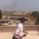 Kanal 7 muhabir ve kameramanı sıcak bölgede!