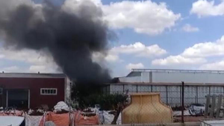Kırşehir'de fabrika yangını; 2 işçi dumandan etkinlendi