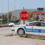 Maket trafik aracını soydular!