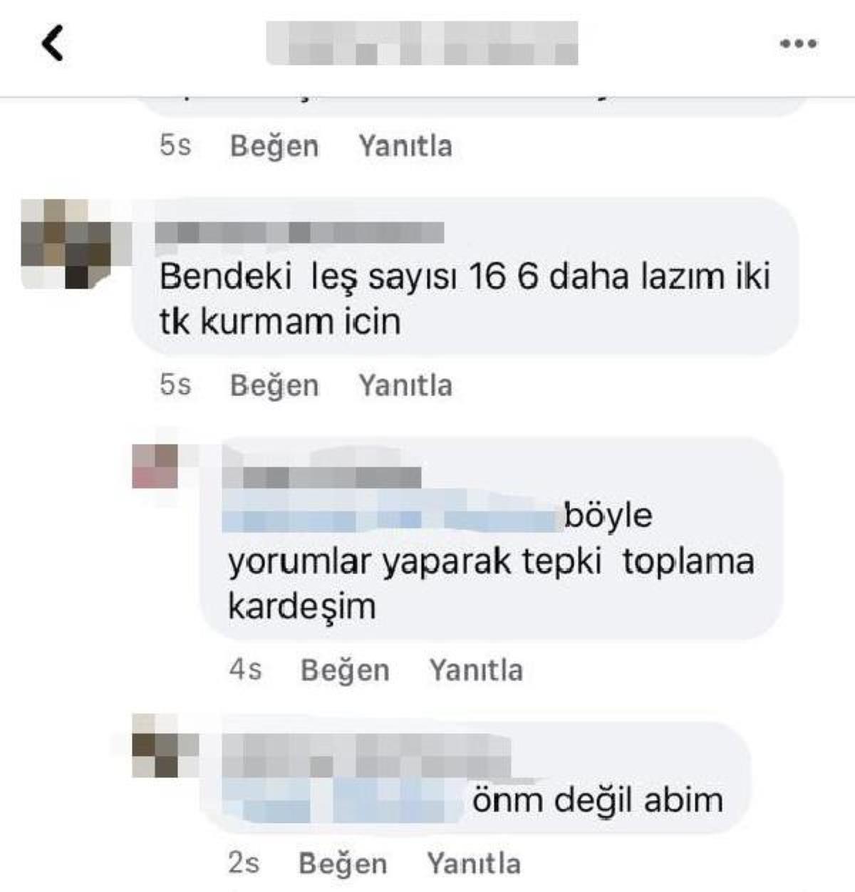Makinistten tepki çeken yorum: Bendeki leş sayısı 16, 6 daha lazım iki takım için