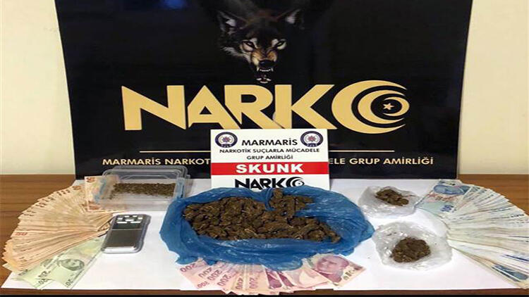 Marmaris'te uyuşturucu satışı yapan garsona gözaltı